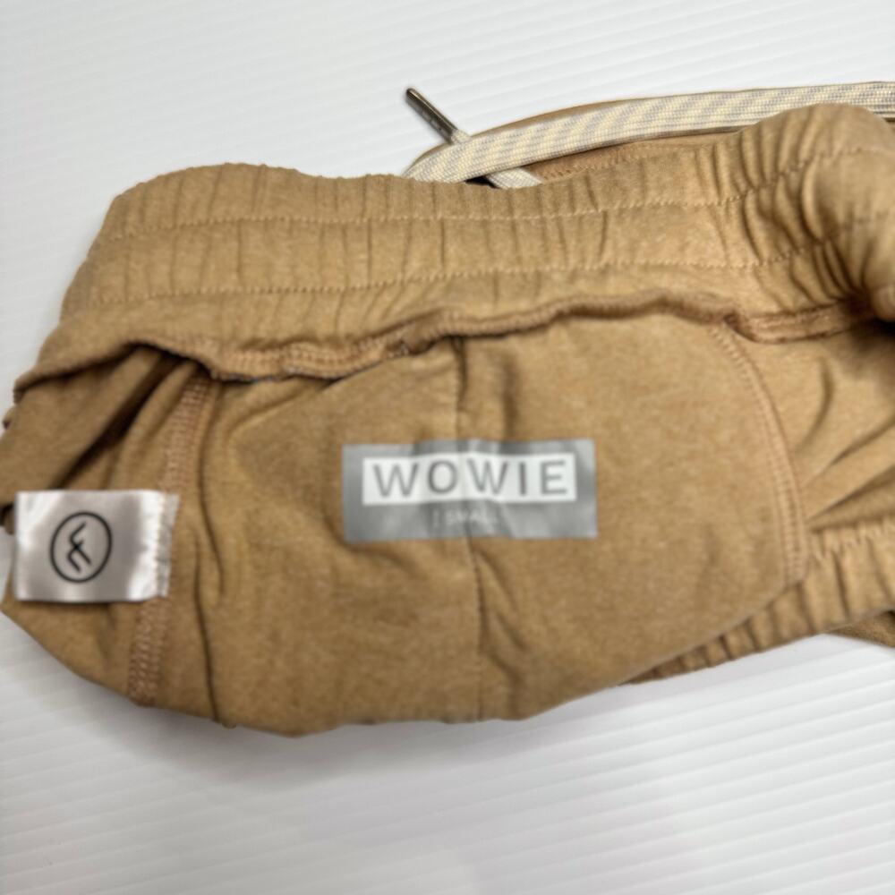 Wowie Kozie Lounge Shorts Wheat Tan Women’s Small Boho Tribal Pocket Loungewear - Picture 4 of 16